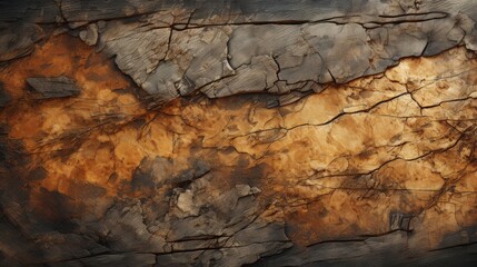 Closeup of rough uneven texture with cracks as abstract background