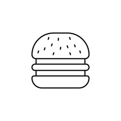 Hamburger icon design with white background stock illustration