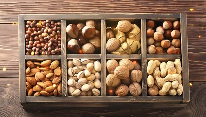 Cajita frutos secos.