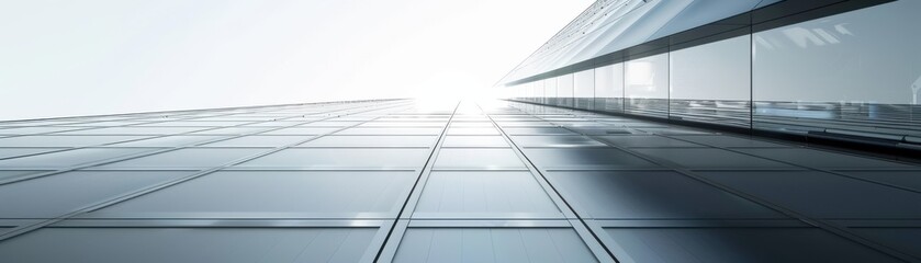 Photovoltaic cells on a sleek rooftop, generating solar power, top view, emphasizing renewable energy solutions, technology tone, Monochromatic Color Scheme