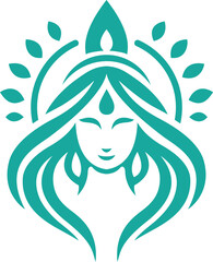 Devil Face Tattoo Vector Illustration