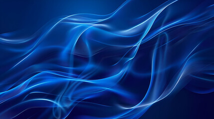 Beautiful Modern Background ,Abstract blue background , Smooth gradient waves ,Light neon blue smoke color on dark background
 