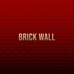 Obraz premium Brick wall background with grunge texure realistic illustration premium vector