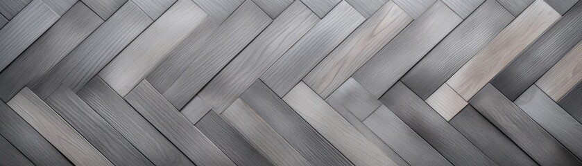 Obraz premium Gray wood texture, modern parquet detail