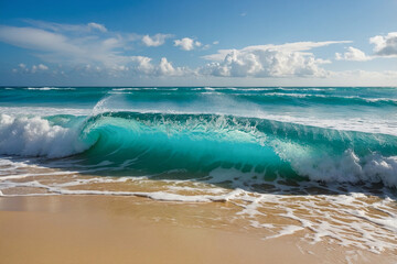 wave on the beach