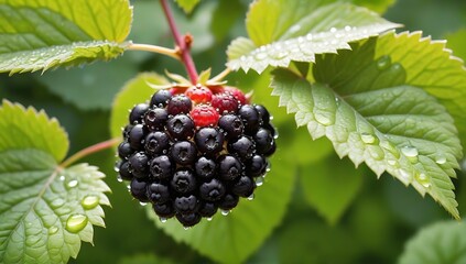 branch of ripe berries