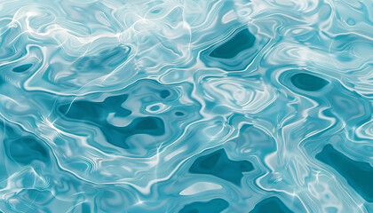 Obraz premium water texture, transparent water surface. abstract water wave, pure natural swirl pattern texture, background