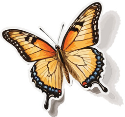 butterfly isolated on white background