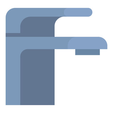 recommend clip art: Isolated mixer faucet for bathroom sink