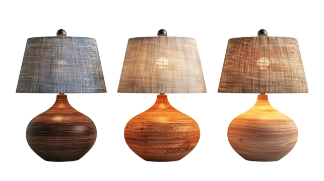Diverse Collection of Table Lamps for Interior Design Renderings