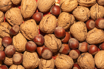 Walnuts and hazelnuts