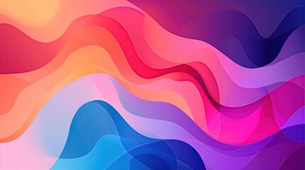 fluid 3d waves in pink and purple gradient