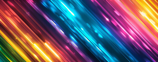 Bright background with vivid, neon stripes.
