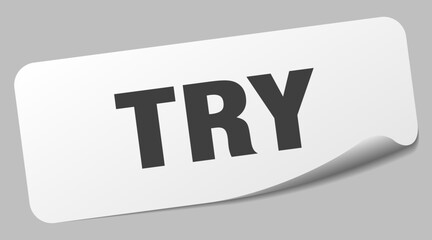 try sticker. try label