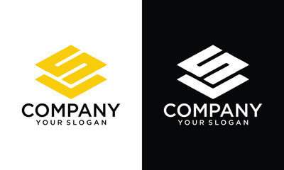 S, LS, SL Letter Logo Usable Vector Template Abstract Monogram Symbol