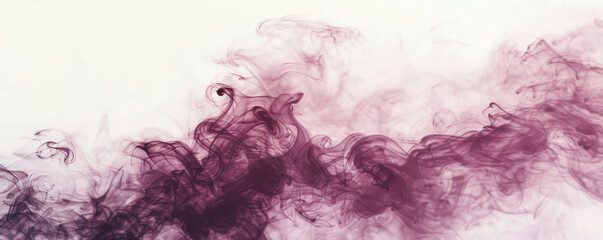 Fototapeta premium Smoke background with dark, burgundy smoke against a light background.