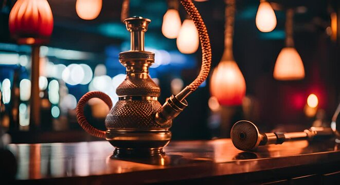 Hookah in a night club.