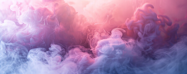 Smoke background with soft, pink smoke drifting through the air.