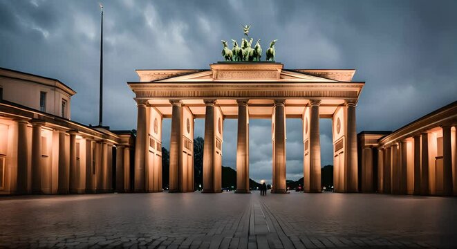 Brandenburg Gate, Berlin, Germany.