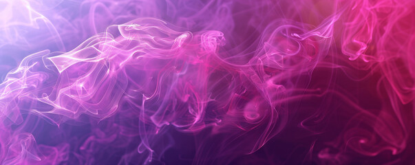 Fototapeta premium Smoke background with vibrant, fuchsia smoke creating artistic shapes.