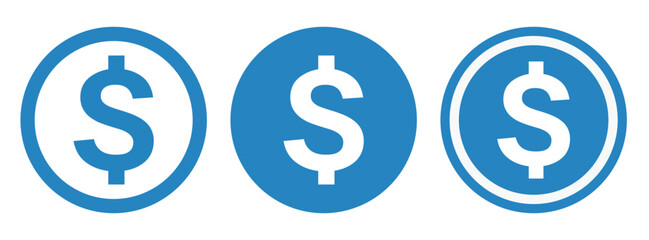 ikona znaku dolara, grafika wektorowa © robert6666