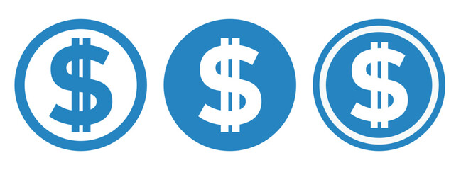 ikona znaku dolara, grafika wektorowa © robert6666