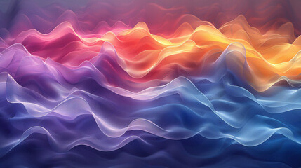 Obraz premium Colorful Abstract Wavy Posters