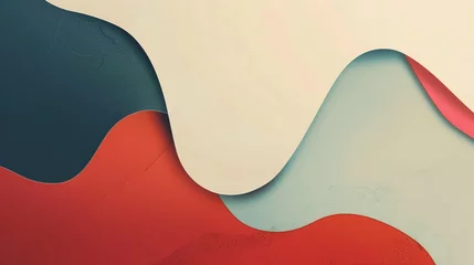 Fototapete Rund abstract colorful background with wave © Sansha Creation
