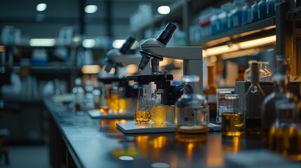 Medical analysis DNA research equipment technology test microscope work health scientific computer gene. 