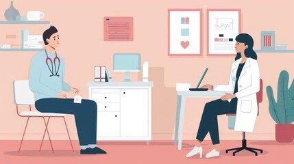 Indian male doctor consulting senior old patient filling form at consultation. Professional physician wearing white coat talking to mature woman signing medical paper at appointment visit in clinic.