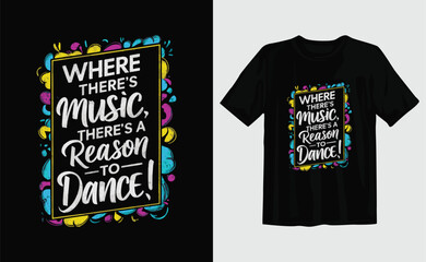 Fototapeta premium t shirt design template, black typography t - shirt with a motivational quote 