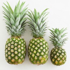 Fototapeta premium Pineapple isolated on white background