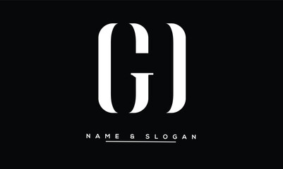 GD, DG, G, D Abstract Letters Logo Monogram