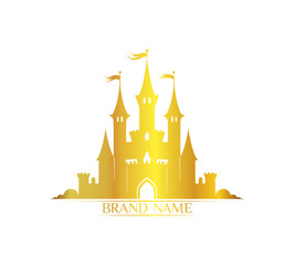 kindom castle logo - gold © mr.mmz