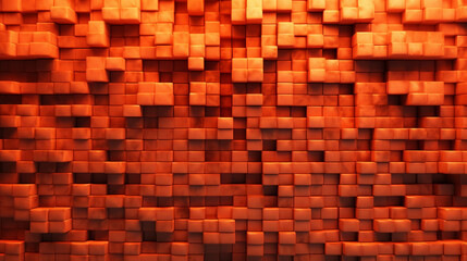 orange brick wall background