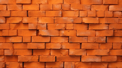 Fototapeta premium orange brick wall background