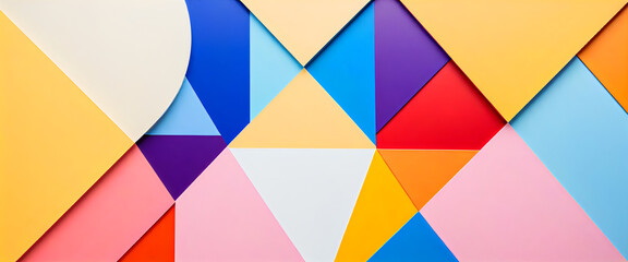 abstract and contemporary illustration with geometric shapes and patterns