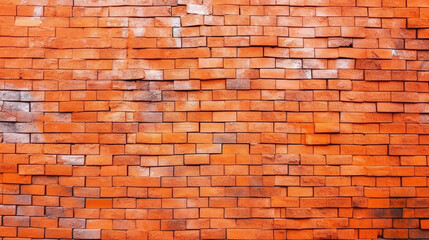 Naklejka premium orange brick wall background