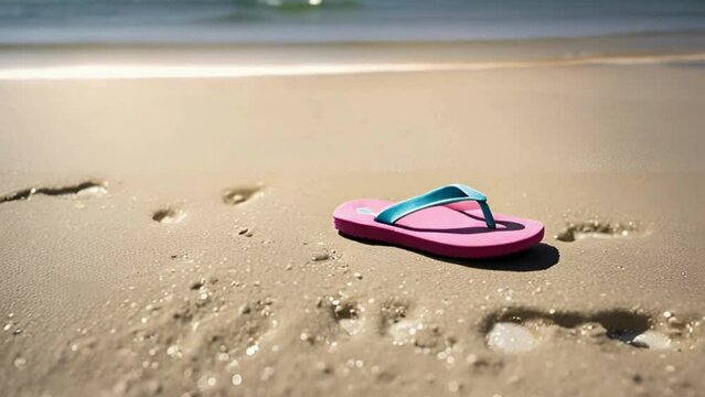 A lost flip flop embarks on a summer adventure to find its owner