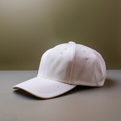 White Blank Cap Mockup
