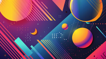 Vector Abstract geometric background