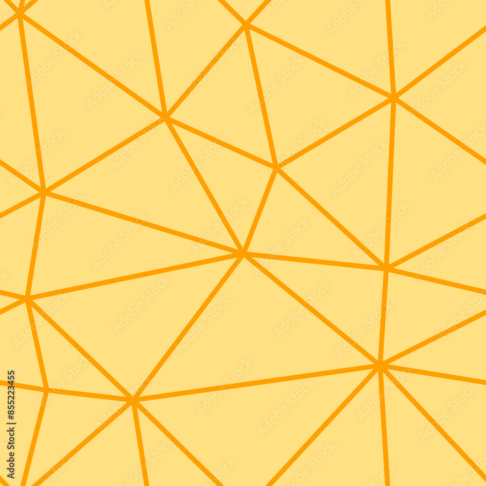 Aufkleber geometric template background. amber color. large triangles size. light lines weight. repeatable pat