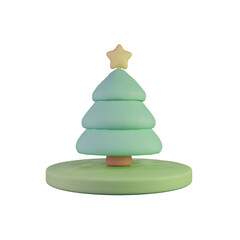 Tree, 3D, illustration, xmas, christmas, element, snow, isolated, background, decoration, winter, holiday, magic, cute, plant, ornament, season, desing, traditional, object, nature, celebration, festi