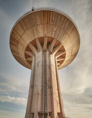 tower of the aqueduct, brutalist architecture	
