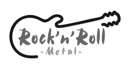 The Stylized hard rock symbol with guitar.