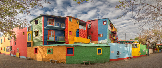 Caminito Street, La Boca neighborhood. Buenos Aires, Argentina