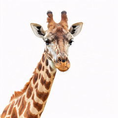 Obraz premium giraffe isolated on white