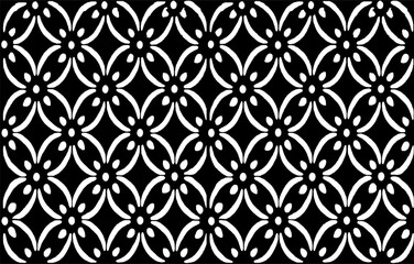 Fototapeta premium Rough texture. Worn down wallpaper pattern design. Broken plaster grunge damask effect. Distressed overlay texture design. Vector illustration. Eps10.