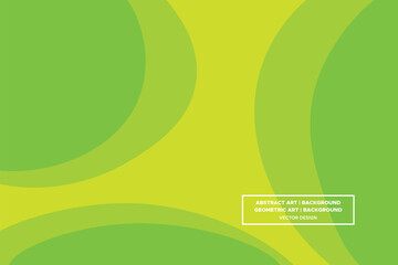 Fototapeta premium Circle Circular Shapes and Designs Green Colors Modern Abstract Background Geometric Background