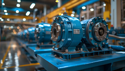 Fototapeta premium industrial equipment in factory